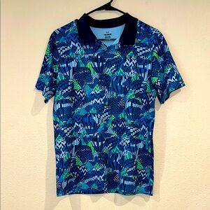 Under Armour kids performance hot air balloon graphic collar golf shirt size YXL